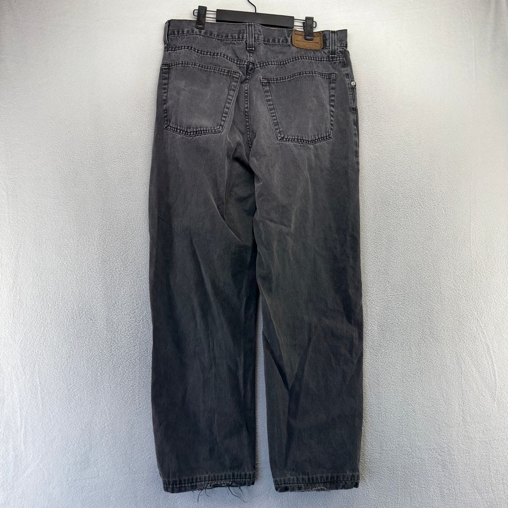 Vintage Banana Republic Jeans Mens 36 fits 34x29 Black Baggy Laredo Safari y2k